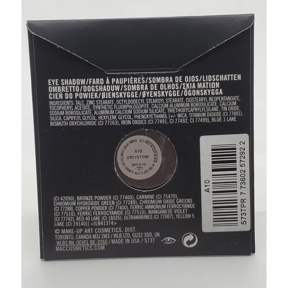 MAC GREYSTONE Eye Shadow ~ Cool Mid-tone Grey Matte ~ Pro Palette Pan Refill